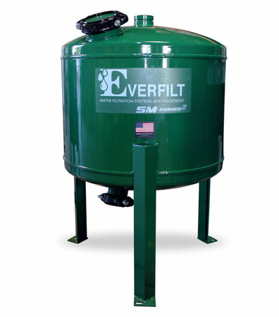 Everfilt Semi-Automatic Sand Media Filter System, Carbon Steel, 2x30"