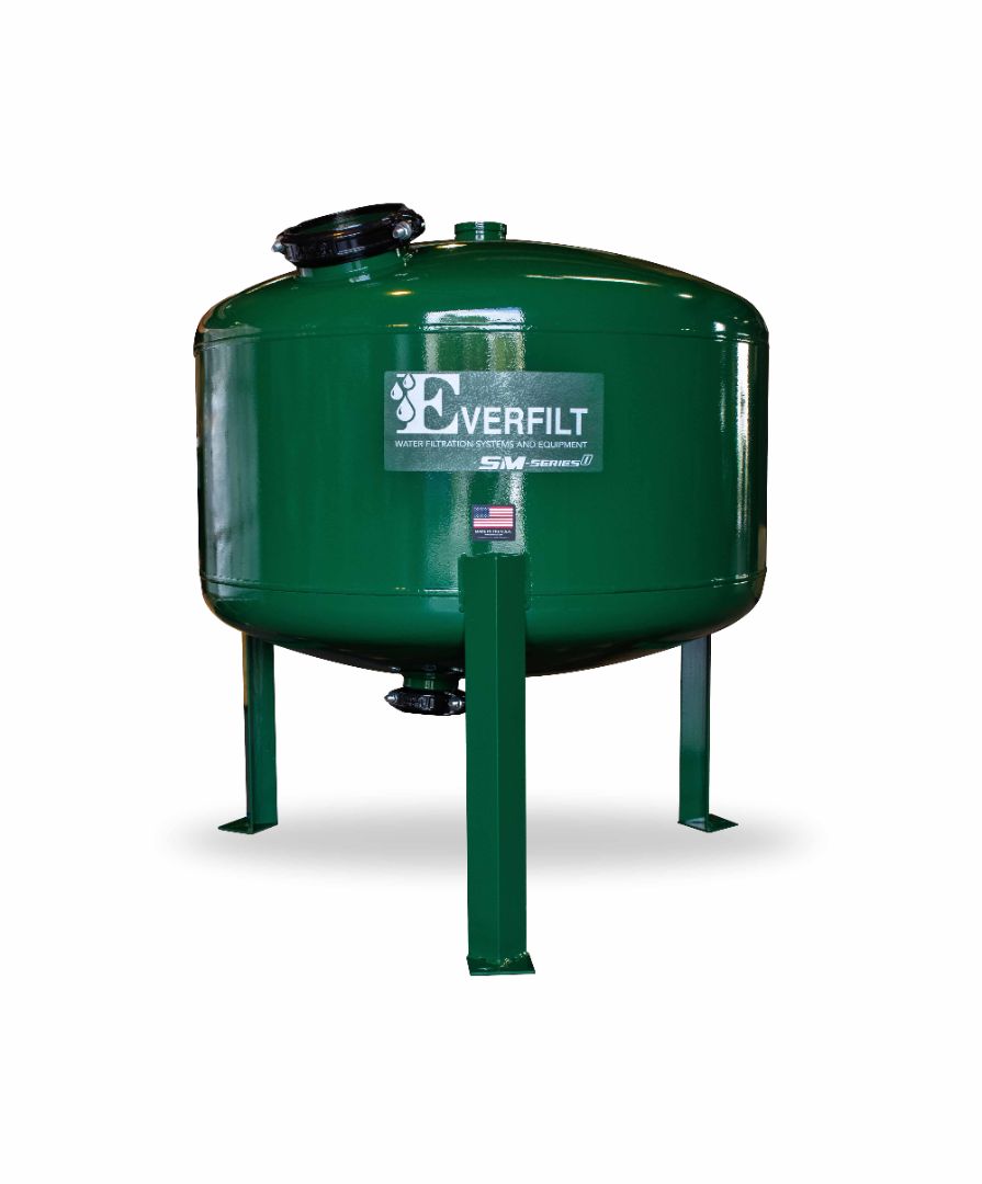 Everfilt Automatic Sand Media Filter System, Carbon Steel, 2x48"