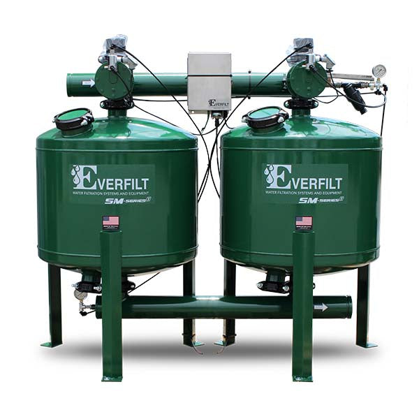 Everfilt Automatic Sand Media Filter System, Carbon Steel, 2x30"