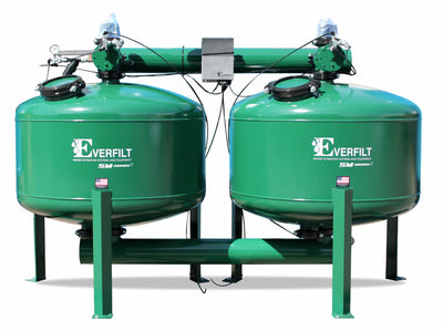 Everfilt Automatic Sand Media Filter System, Carbon Steel, 2x48"